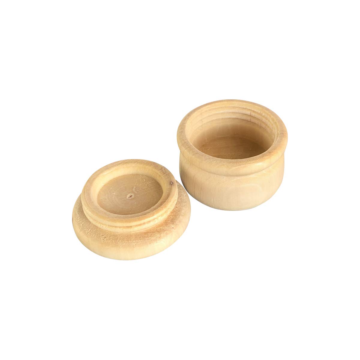 Erste Locke Dose Löwe Bilderdose aus Holz mit Drehverschluss 44 mm ( Löwe ) - 7040