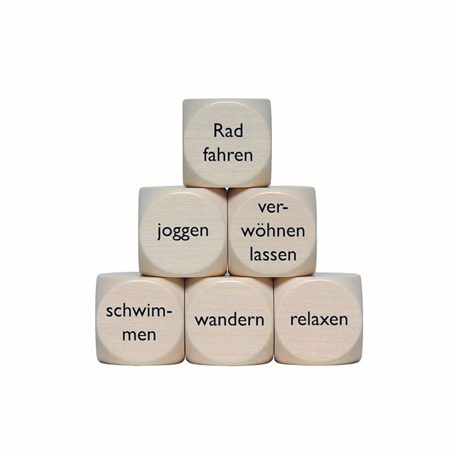 Freizeit Holzwürfel 30 mm Aktivitätswürfel - 1 Stück  - 4141