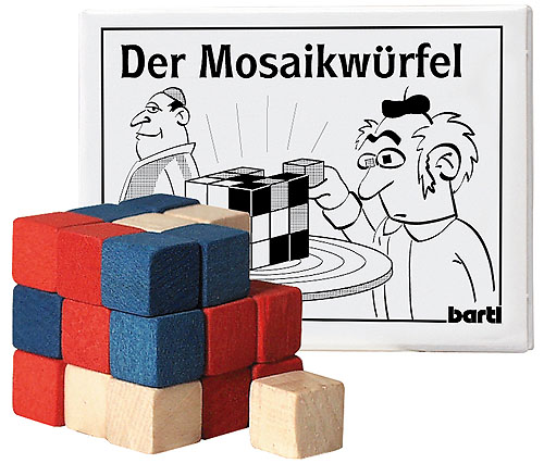 Der Mosaik-Würfel - Mini Geduldspiel