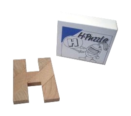 H-Puzzle - Mini Geduldspiel - 529
