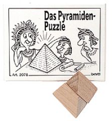 Das Pyramiden-Puzzle  - Mini Geduldspiel