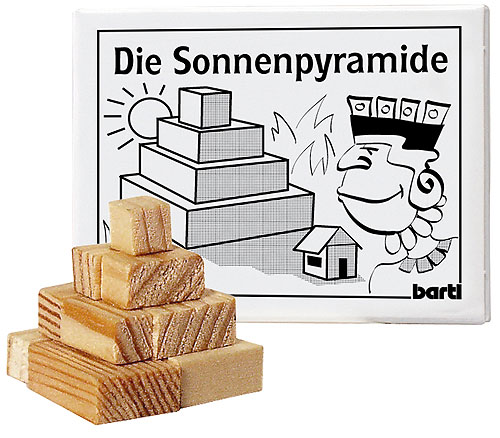 Die Sonnenpyramide  - Mini Geduldspiel