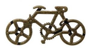 Metallpuzzle Knobelspiel Fahrrad - die Geschenkidee