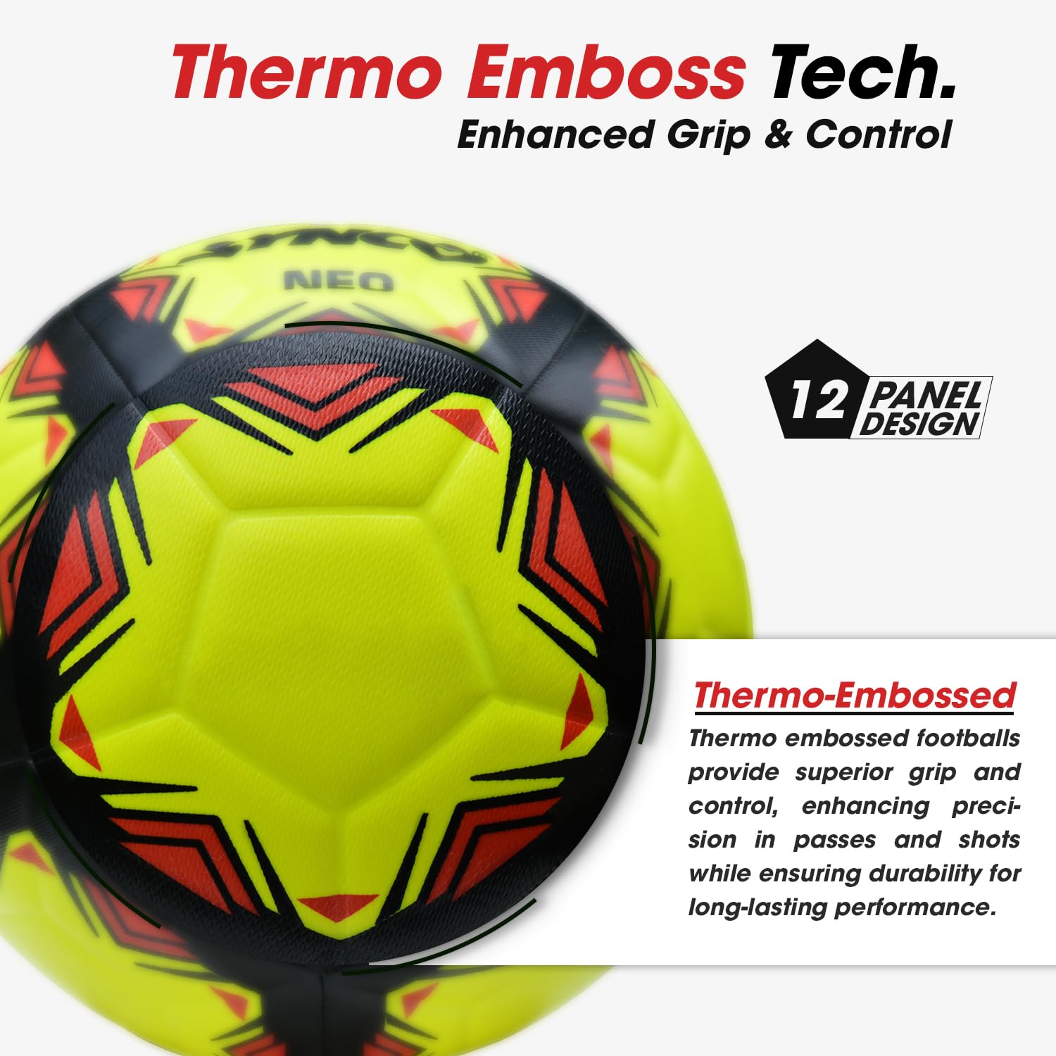 Synco Neo, professioneller Fußball für Training & Spiel Größe 5-1003
