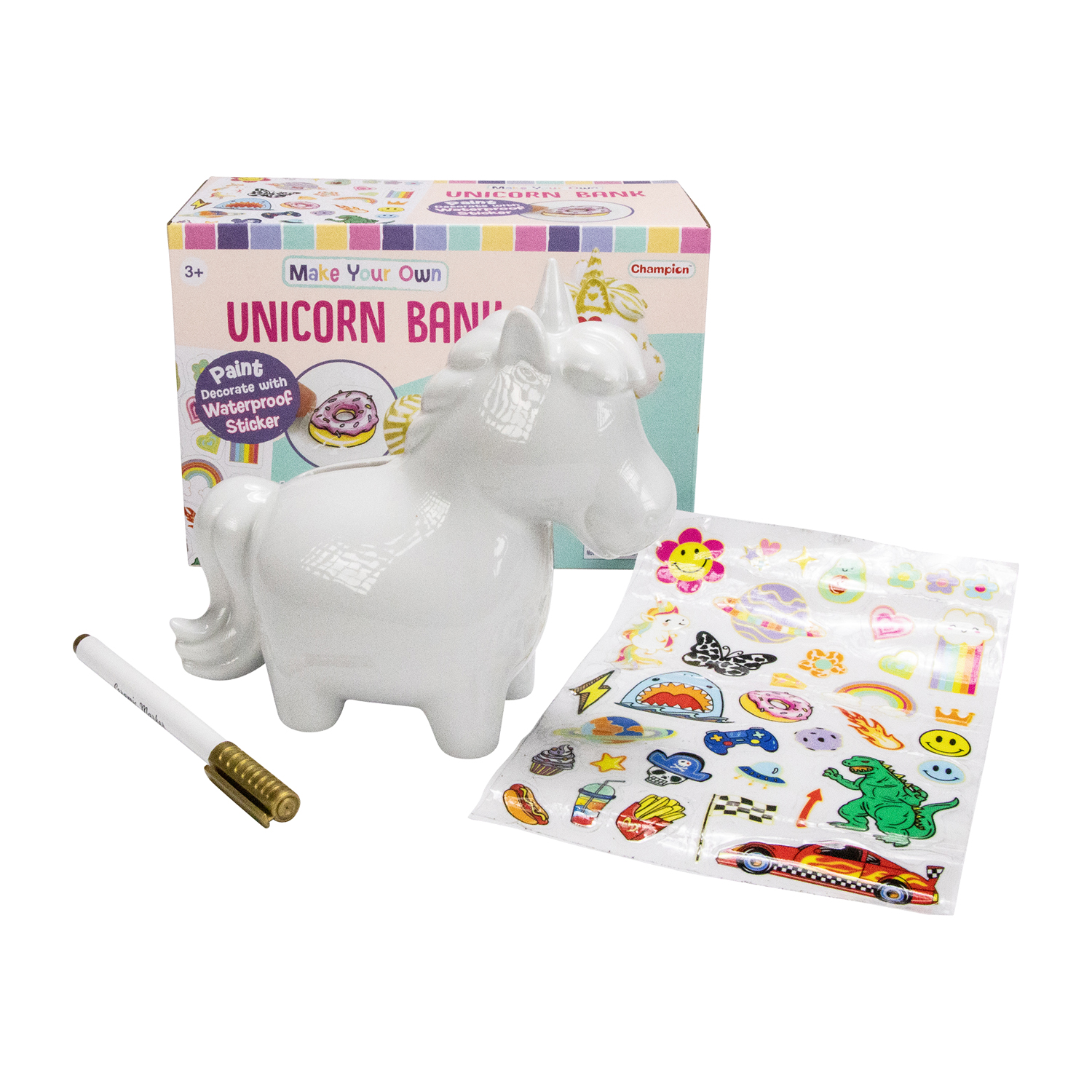 Magische Einhorn-Spardose – Bastelspaß für Mädchen & Jungen DIY-854