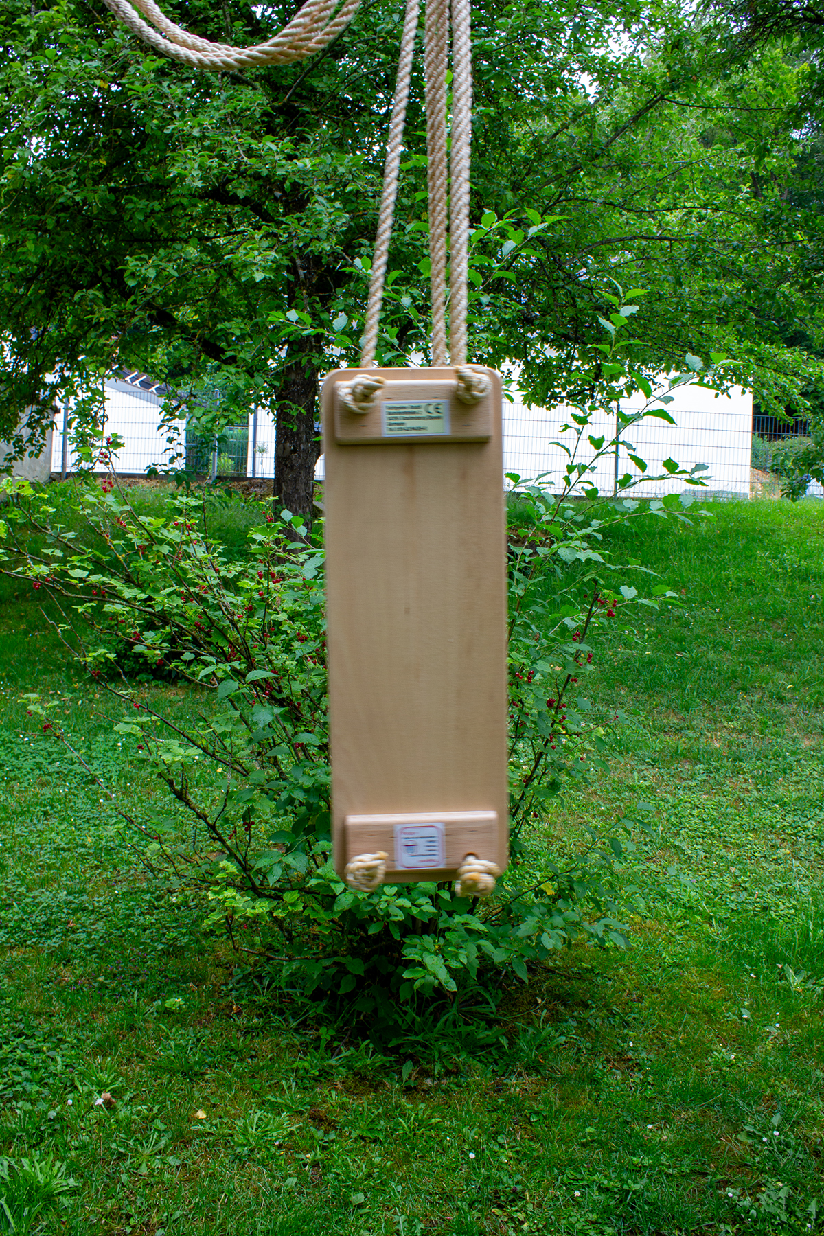 Familienschaukel aus Holz mit extra großer Sitzfläche 90 kg emwe  - 2447