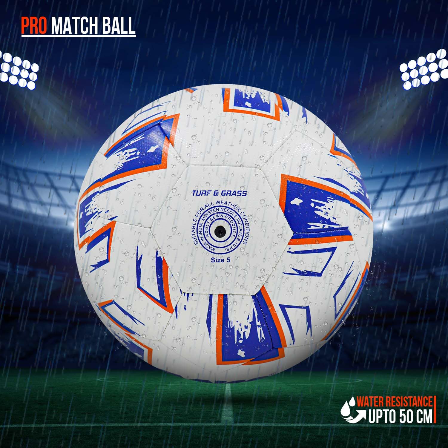 Synco Hybrid Fußball Hydra Pro Club Match Ball  Größe 5-1005