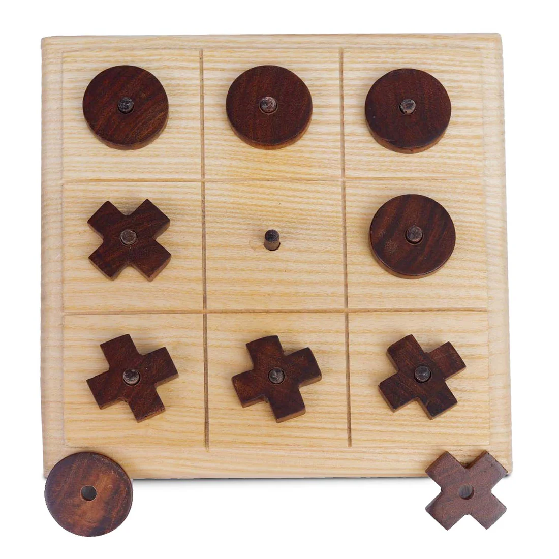 Tic Tac Toe aus Holz, 2. Wahl ohne Umverpackung