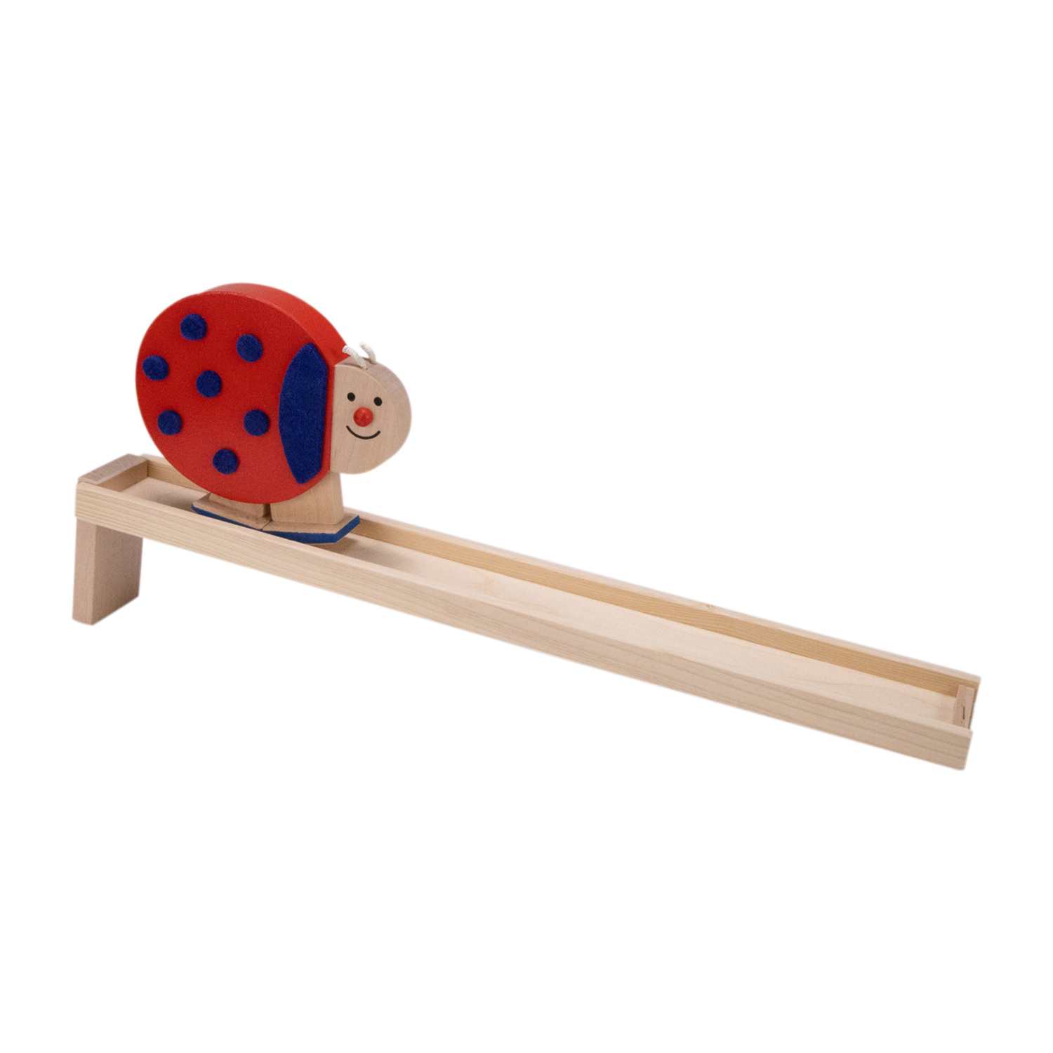 Lustiges Lauftier Wackeltier aus Holz Marienkäfer 6958