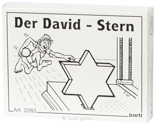 Der David-Stern - Mini Geduldspiel