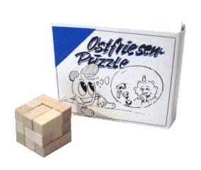 Ostfriesenpuzzle / Soma Würfel - Mini Geduldspiel