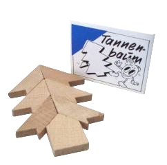 Tannenbaum Puzzle  - Mini Geduldspiel - 878