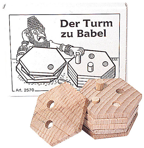 Der Turm zu Babel  - Mini Geduldspiel