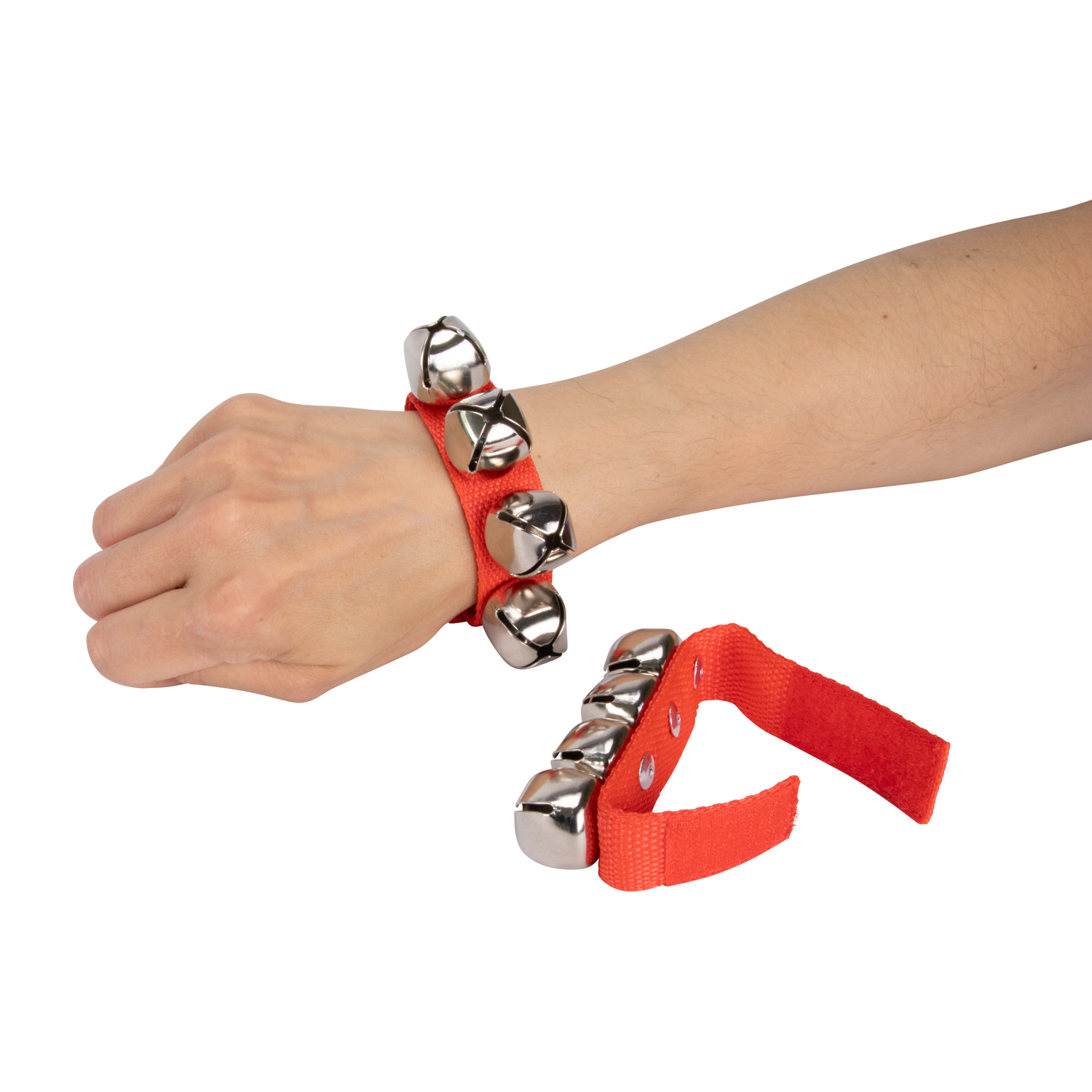 Bunte Schellenarmbänder – 1 Paar für Musik & Bewegung - 3851
