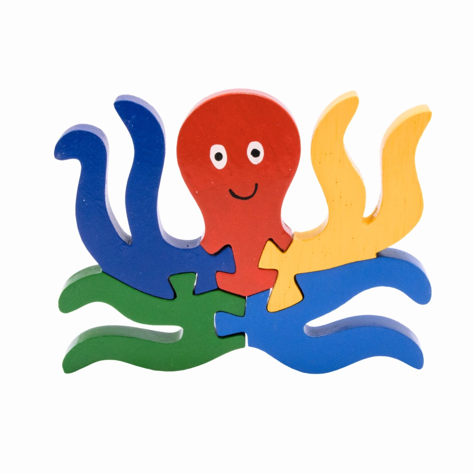 Tier Holzpuzzle Octopus Krake für Kinder -  3942