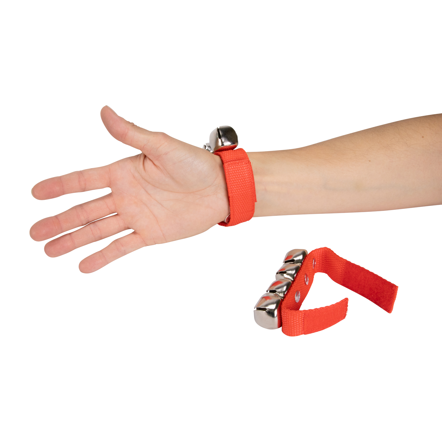 Bunte Schellenarmbänder – 1 Paar für Musik & Bewegung - 3851