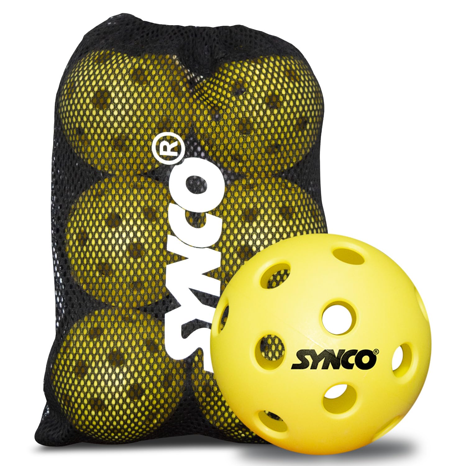 Synco Pickleball Indoor 26 Loch – Offizielle Größe, 6 St. - 1063