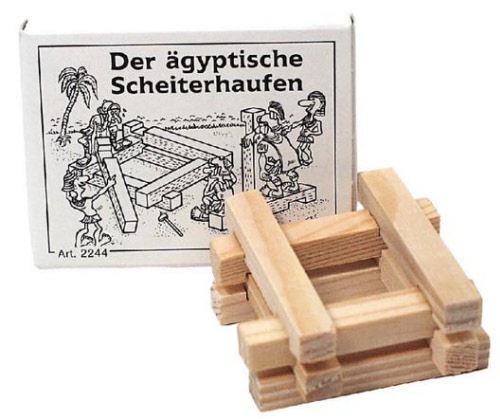 Der ägyptische Scheiterhaufen - Mini Geduldspiel