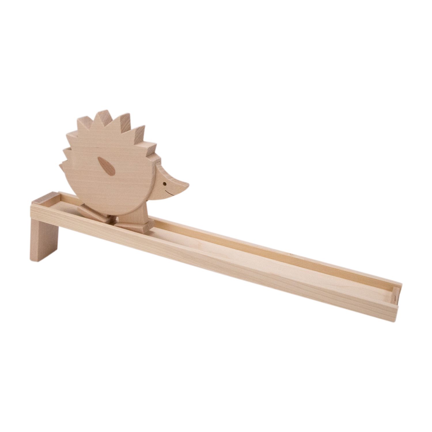 Lustiges Lauftier Wackeltier aus Holz Igel 6956