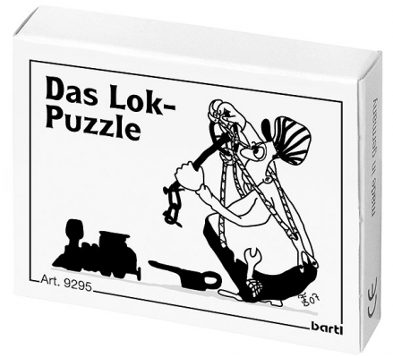 Das Lok-Puzzle - Mini Geduldspiel