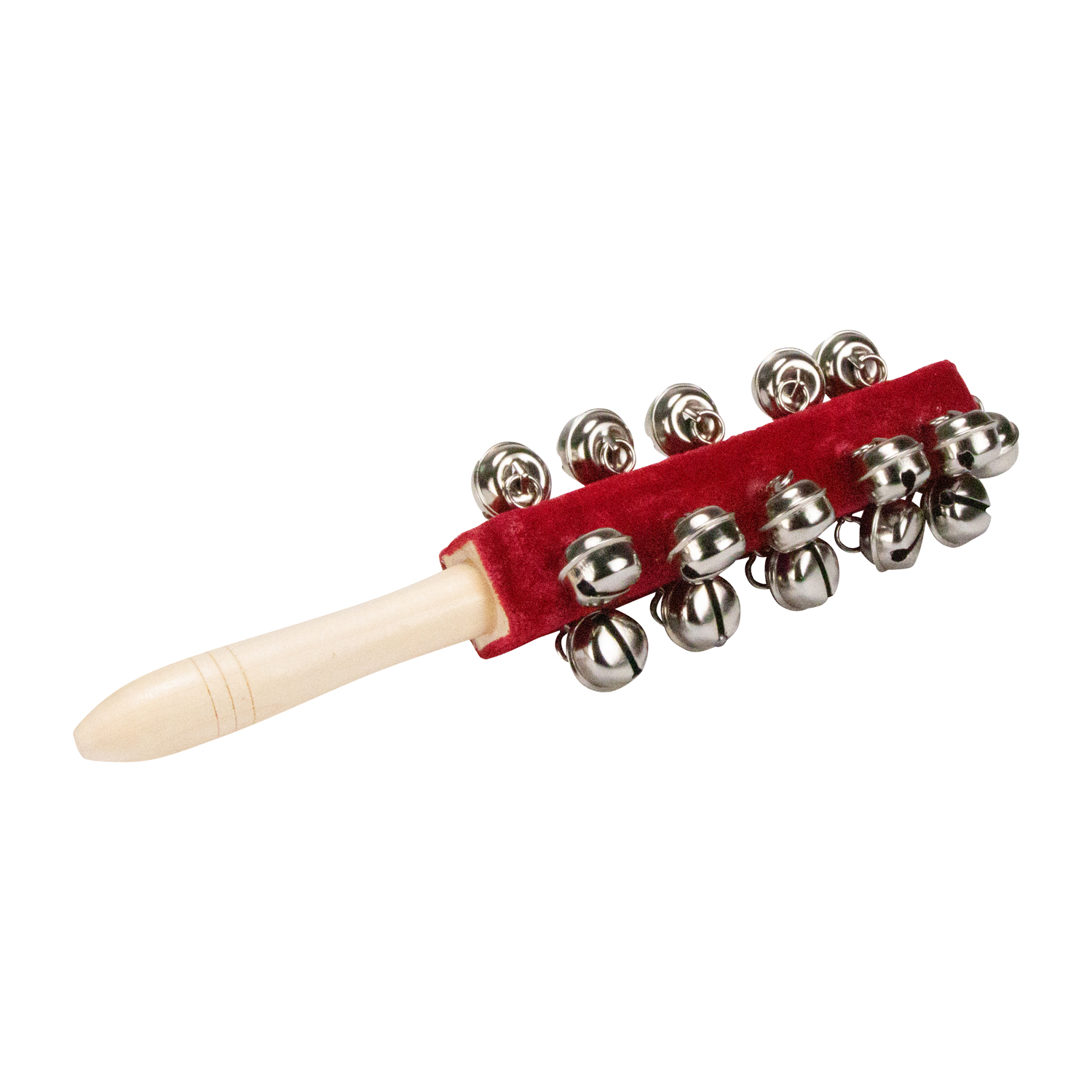 Schellenstab für Kinder – Holz, Samtbezug & 21 Glöckchen - 3850…
