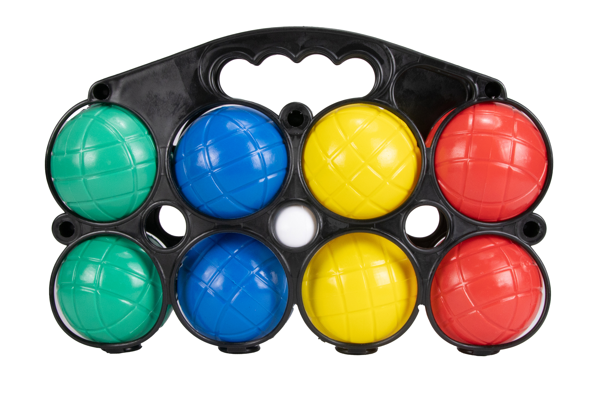 Boccia Spiel für Kinder und Erwachsene mit 8 Kugeln und Tragenetz - 3014