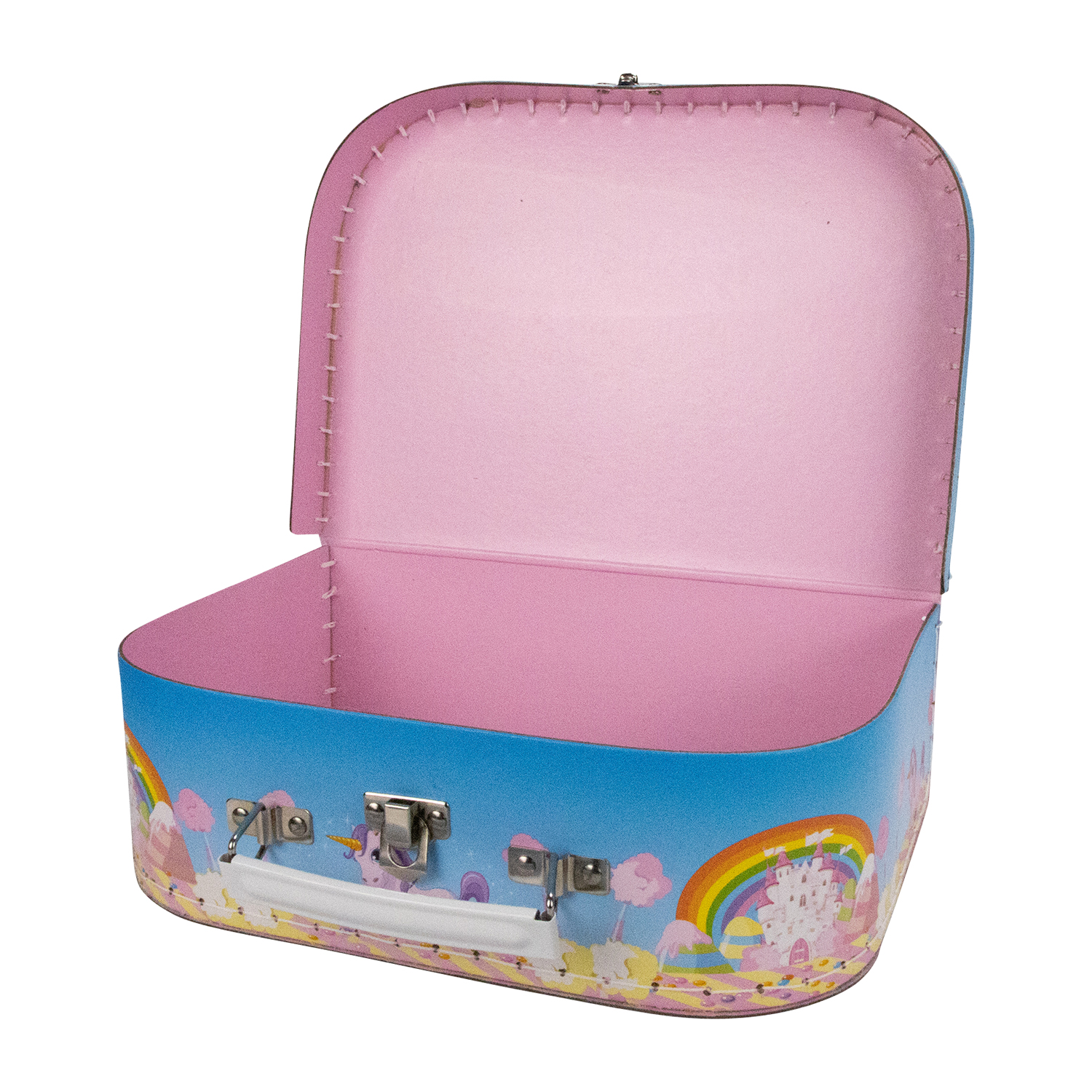 GICO Einhorn Spielkoffer Kinderkoffer für Mädchen und Jungen für Spielzeug oder Basteln - CH20609E